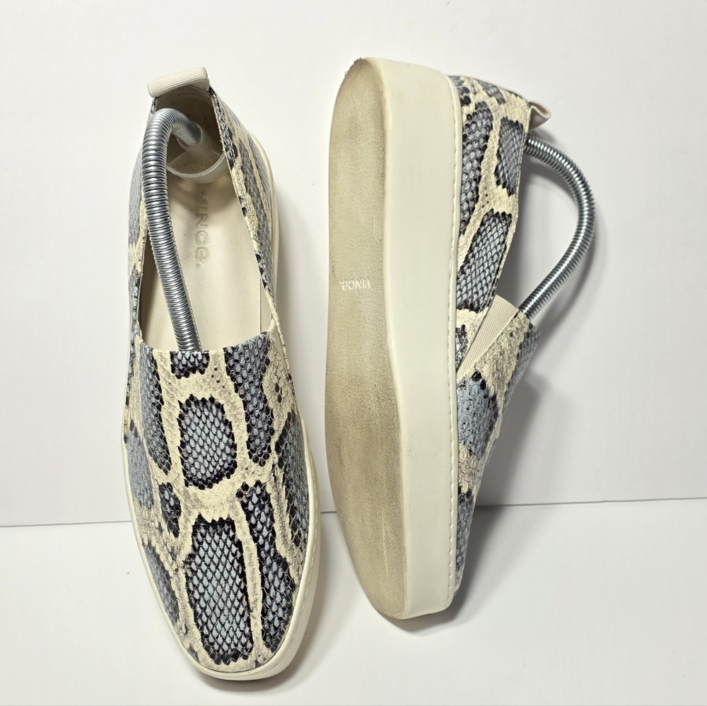 Vince Snakeskin Patterned Flats - image 7